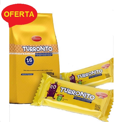 Turron Turronito Palmesano Pack 16 Unidades